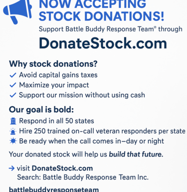 NOW ACCEPTING STOCK DONATIONS!